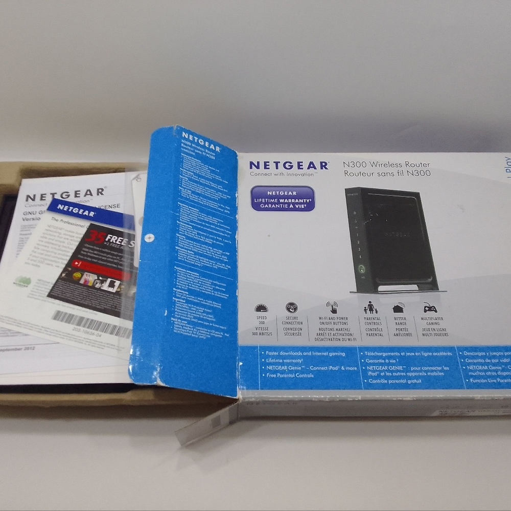 NETGEAR N300 Black Wireless Router Set - Picture 2 of 8